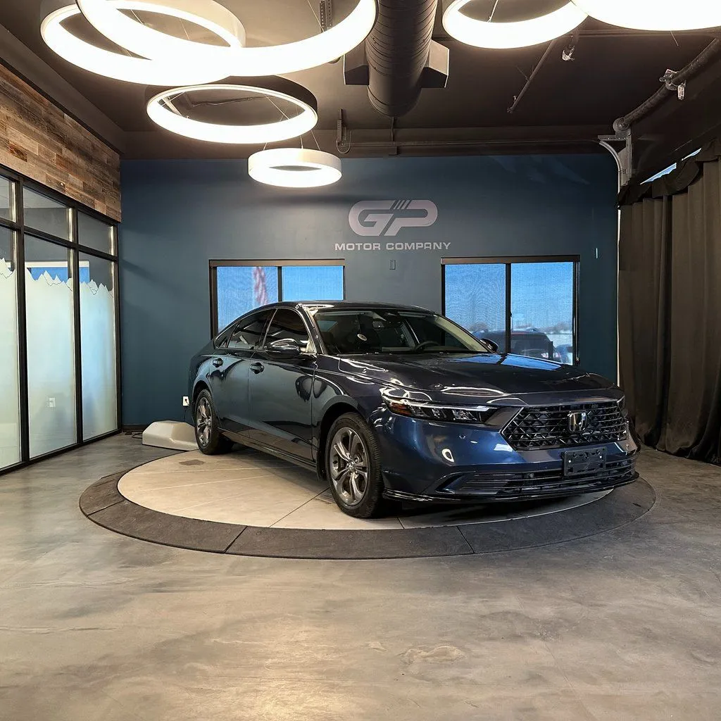 Blue 2023 Honda Accord Hybrid EX-L for sale in Kaysville, UT