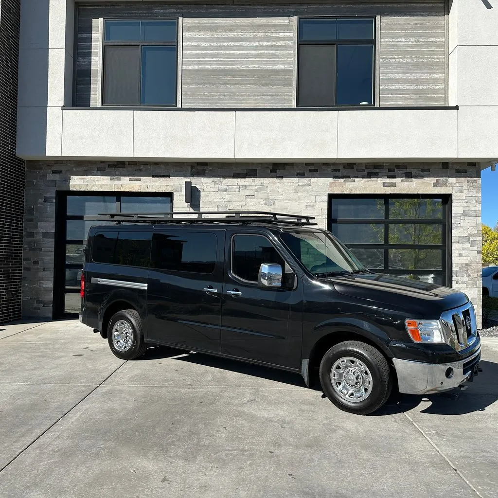 Black 2017 Nissan NV Passenger SL for sale in Kaysville, UT