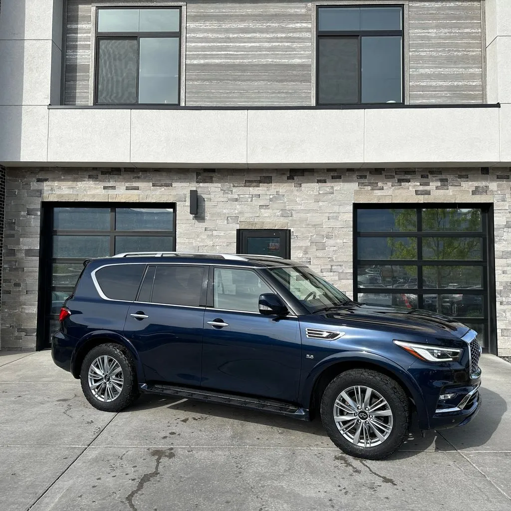 Blue 2020 INFINITI QX80 LUXE for sale in Kaysville, UT