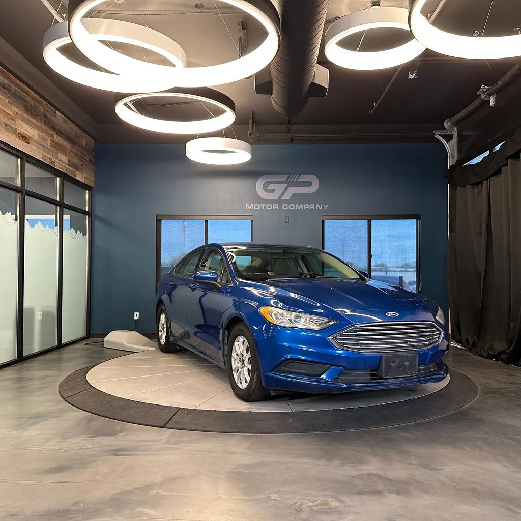 Blue 2017 Ford Fusion S for sale in Kaysville, UT