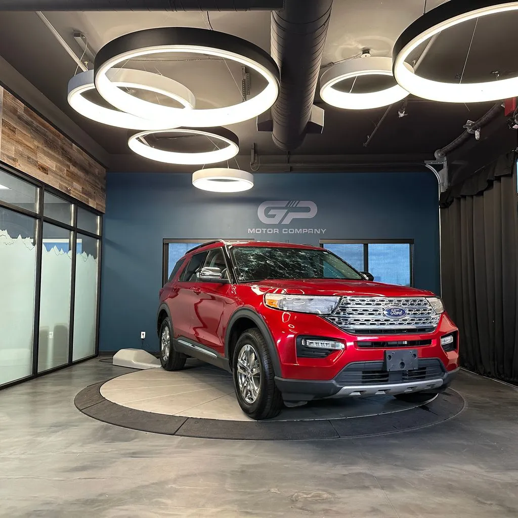 Red 2021 Ford Explorer XLT for sale in Kaysville, UT