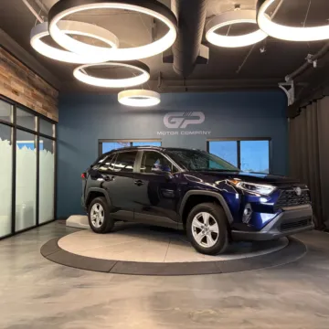 Blue 2020 Toyota RAV4 Hybrid XLE for sale in Kaysville, UT