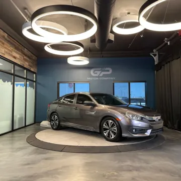 Gray 2018 Honda Civic EX-L for sale in Kaysville, UT