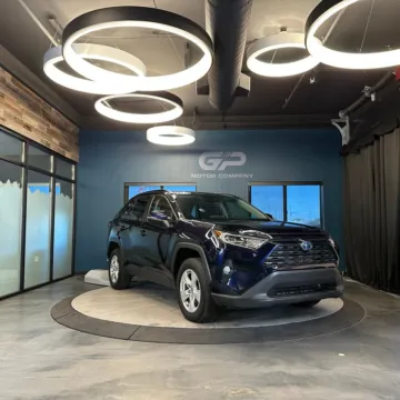 Blue 2020 Toyota RAV4 Hybrid XLE for sale in Kaysville, UT