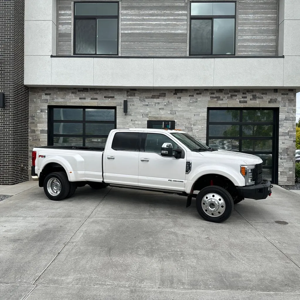 White 2017 Ford F-450SD Platinum for sale in Kaysville, UT