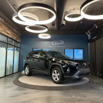Black 2021 Toyota RAV4 Hybrid XLE for sale in Kaysville, UT