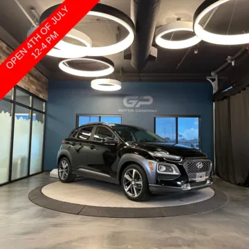 Black 2019 Hyundai Kona Limited for sale in Kaysville, UT