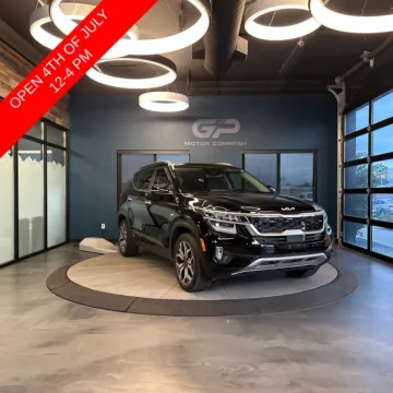 Black 2023 Kia Seltos SX for sale in Kaysville, UT