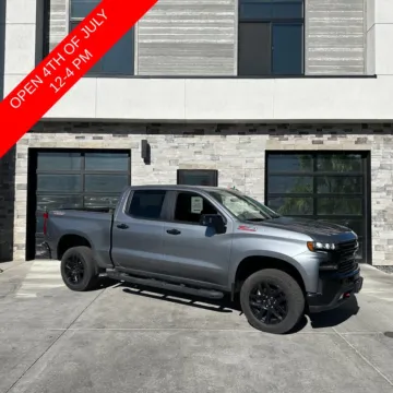 Gray 2021 Chevrolet Silverado 1500 LT Trail Boss for sale in Kaysville, UT