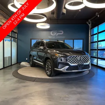 Gray 2022 Hyundai Santa Fe Limited for sale in Kaysville, UT