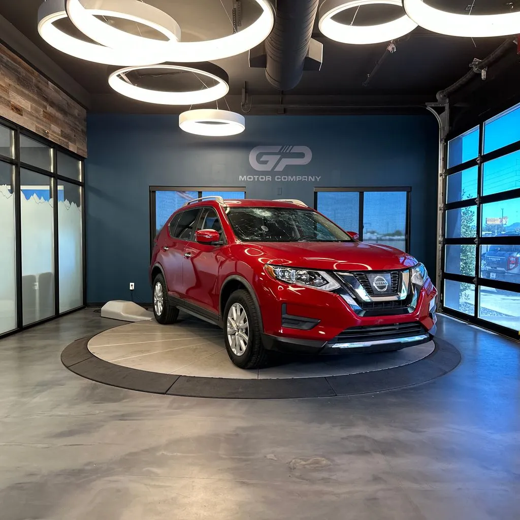 Red 2017 Nissan Rogue SV for sale in Kaysville, UT