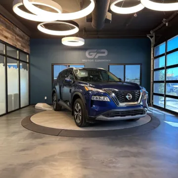 Blue 2021 Nissan Rogue SV for sale in Kaysville, UT