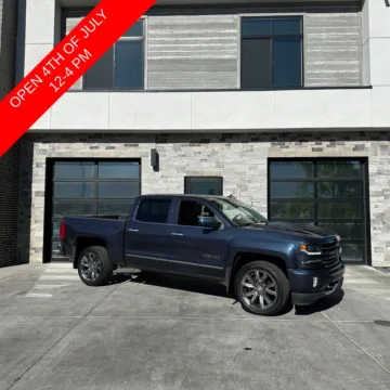 Blue 2018 Chevrolet Silverado 1500 LTZ for sale in Kaysville, UT