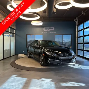 Black 2021 Honda Civic LX for sale in Kaysville, UT