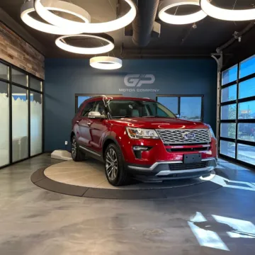 Red 2018 Ford Explorer Platinum for sale in Kaysville, UT