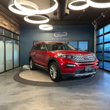 Red 2022 Ford Explorer Limited for sale in Kaysville, UT