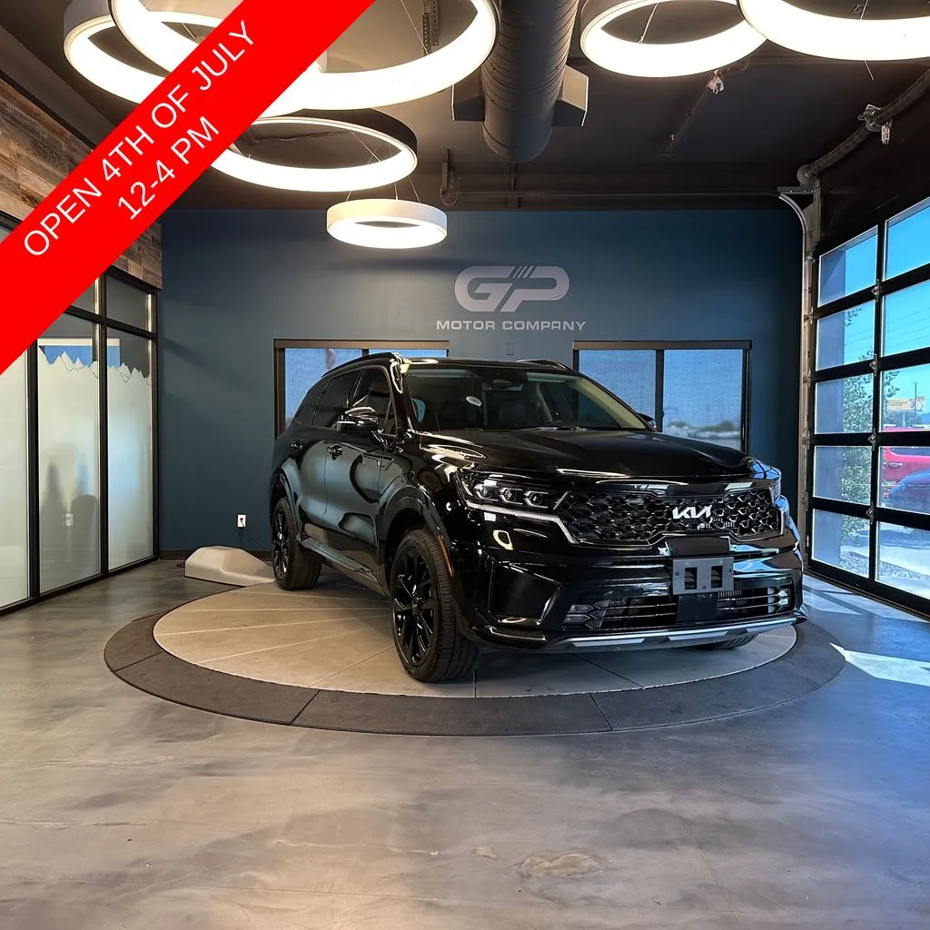 Black 2023 Kia Sorento SX for sale in Kaysville, UT