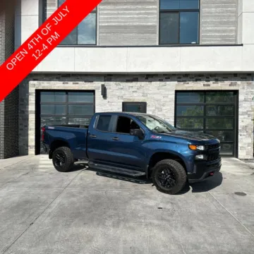 Blue 2019 Chevrolet Silverado 1500 Custom Trail Boss for sale in Kaysville, UT
