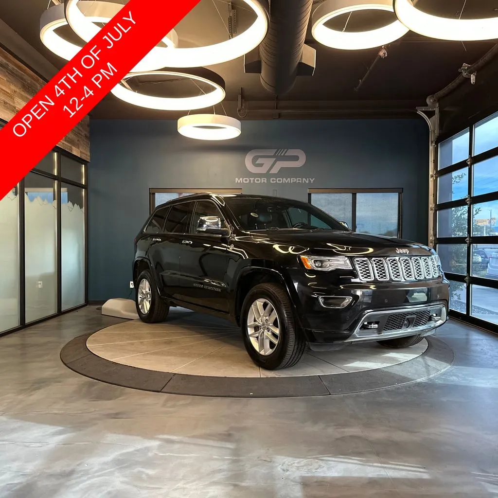 Black 2017 Jeep Grand Cherokee Overland for sale in Kaysville, UT