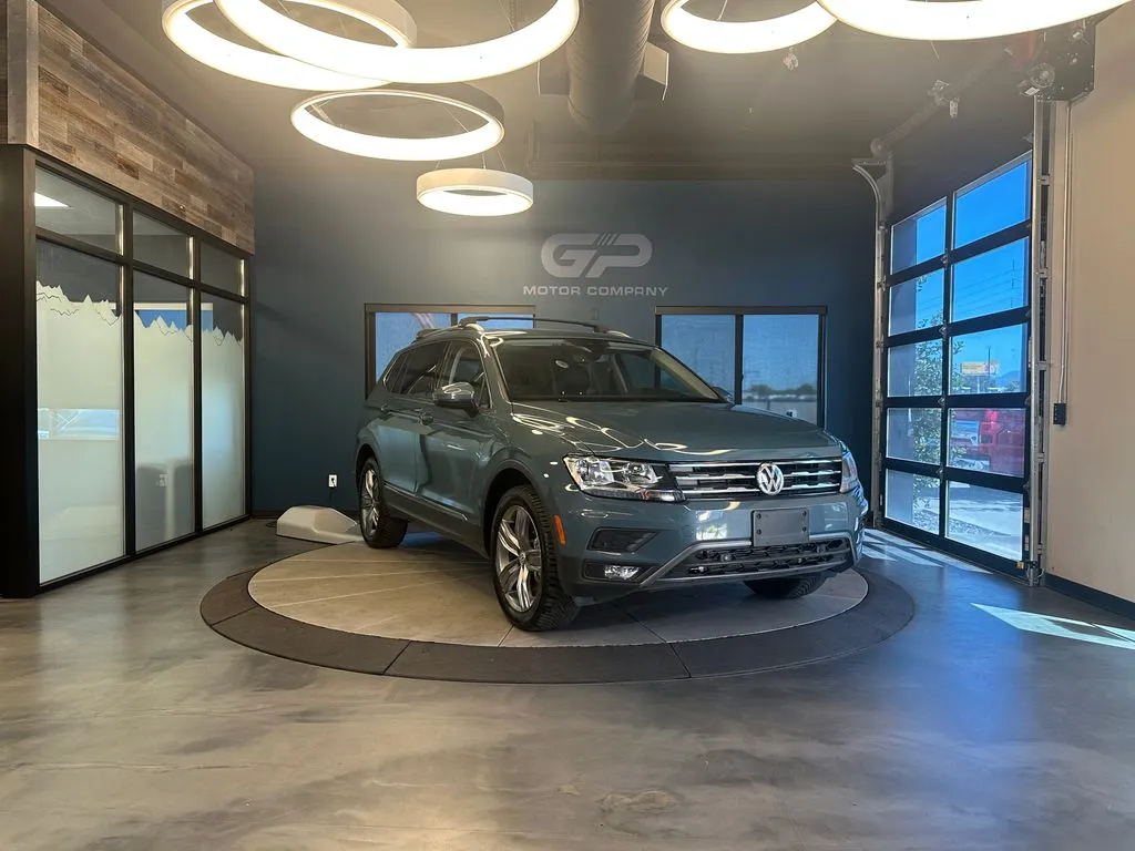 Blue 2021 Volkswagen Tiguan 2.0T SEL for sale in Kaysville, UT