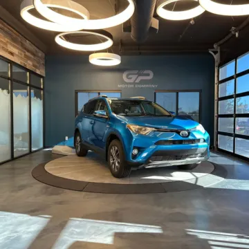 Blue 2018 Toyota RAV4 Hybrid XLE for sale in Kaysville, UT