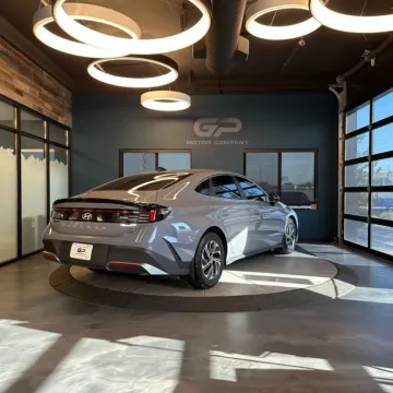 Another view of 2026 Hyundai Sonata Hybrid Blue for sale in Kaysville, UT at GP Motor Company