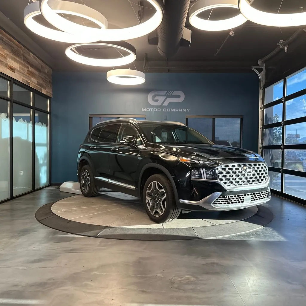 Black 2022 Hyundai Santa Fe Limited for sale in Kaysville, UT