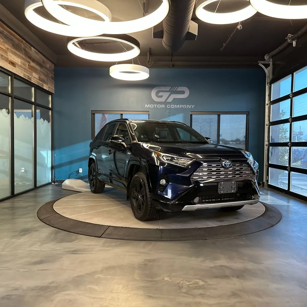 Black 2020 Toyota RAV4 Hybrid XSE for sale in Kaysville, UT