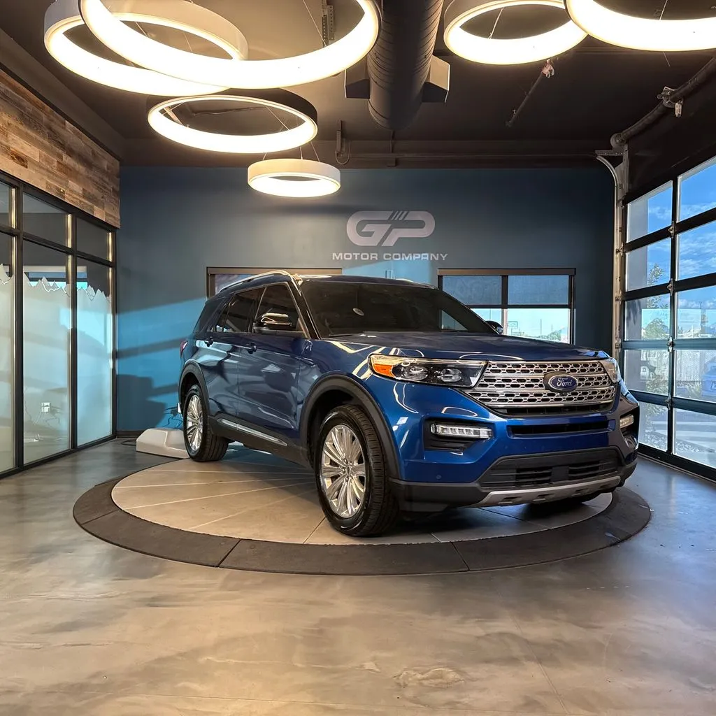 Blue 2022 Ford Explorer Limited for sale in Kaysville, UT
