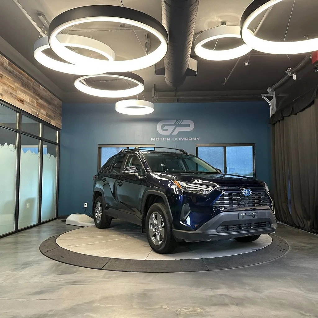Blue 2024 Toyota RAV4 Hybrid XLE for sale in Kaysville, UT