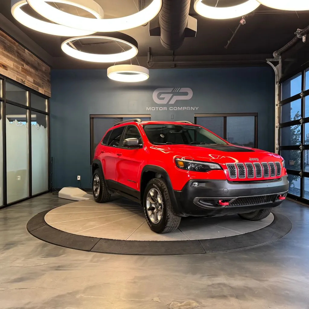 Red 2019 Jeep Cherokee Trailhawk for sale in Kaysville, UT