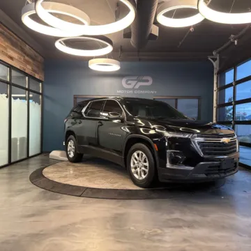 Black 2022 Chevrolet Traverse LS for sale in Kaysville, UT