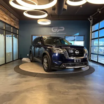 Blue 2022 Nissan Pathfinder SL for sale in Kaysville, UT