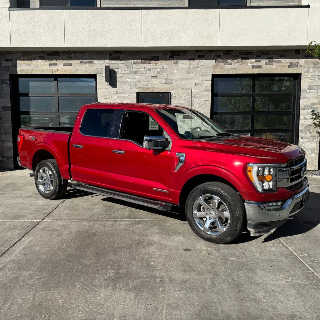 Red 2021 Ford F-150 Lariat for sale in Kaysville, UT