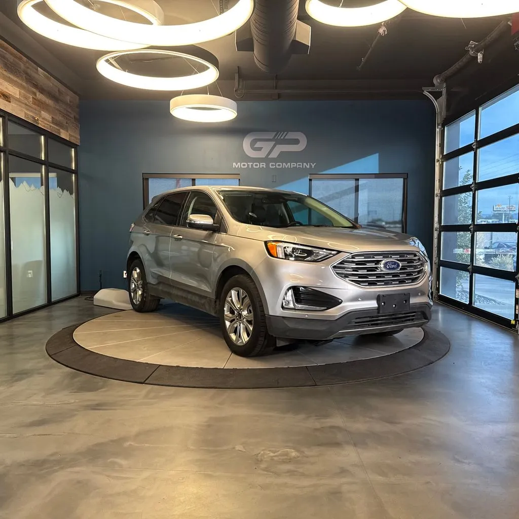 Silver 2024 Ford Edge Titanium for sale in Kaysville, UT