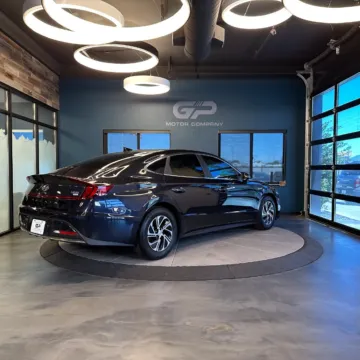 Another view of 2021 Hyundai Sonata Hybrid Blue for sale in Kaysville, UT at GP Motor Company