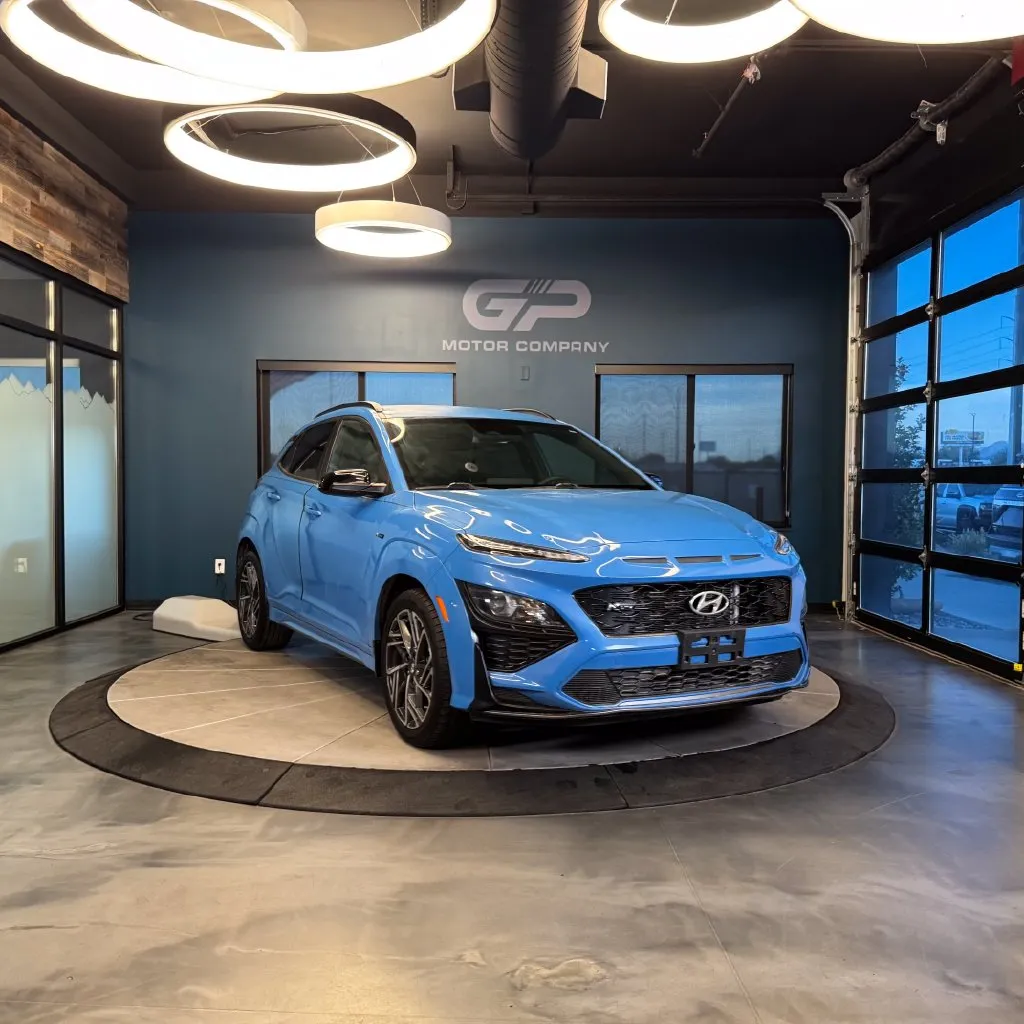 Blue 2022 Hyundai Kona N Line for sale in Kaysville, UT