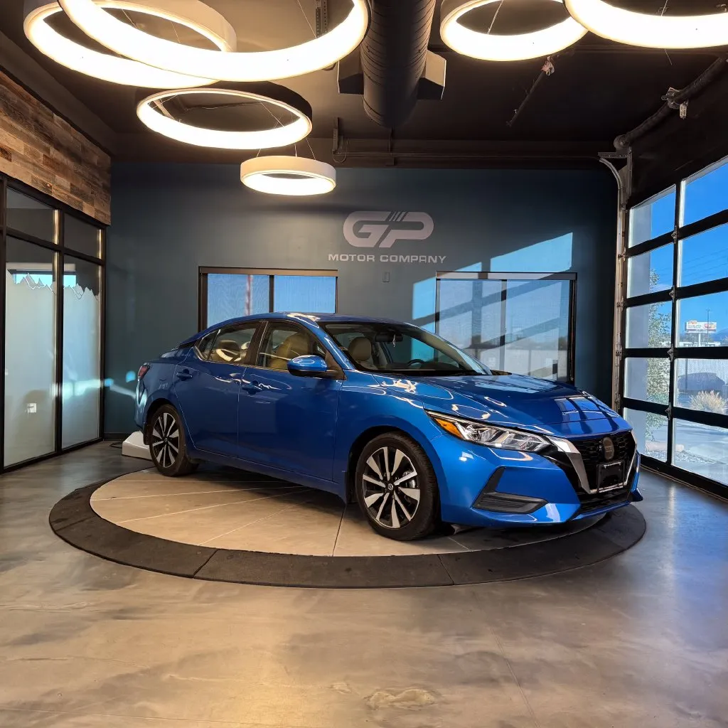 Blue 2021 Nissan Sentra SV for sale in Kaysville, UT