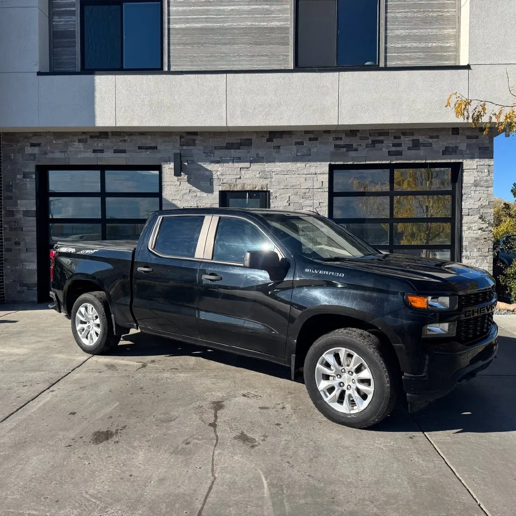 Black 2021 Chevrolet Silverado 1500 Custom for sale in Kaysville, UT