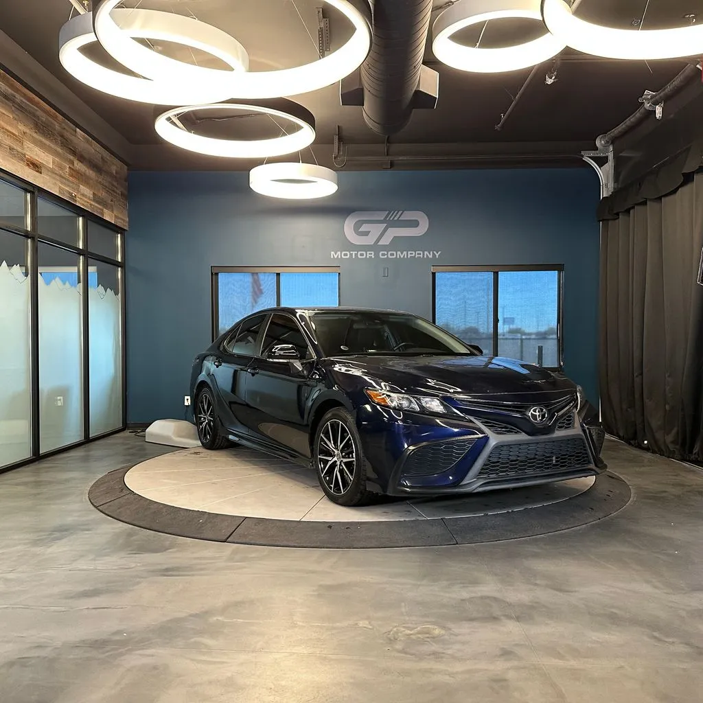 Blue 2022 Toyota Camry SE for sale in Kaysville, UT