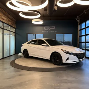 White 2023 Hyundai Elantra Hybrid Blue for sale in Kaysville, UT