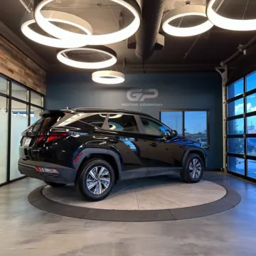 Another view of 2024 Hyundai Tucson Hybrid Blue for sale in Kaysville, UT at GP Motor Company