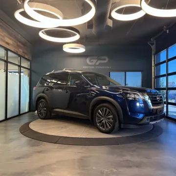 Blue 2022 Nissan Pathfinder SL for sale in Kaysville, UT