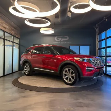 Red 2020 Ford Explorer Platinum for sale in Kaysville, UT