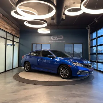 Blue 2020 Honda Civic EX-L for sale in Kaysville, UT