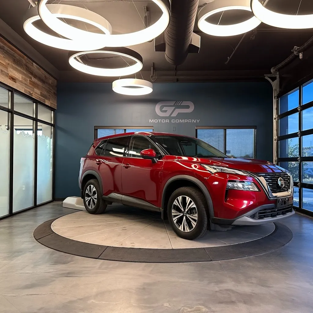 Red 2021 Nissan Rogue SV for sale in Kaysville, UT