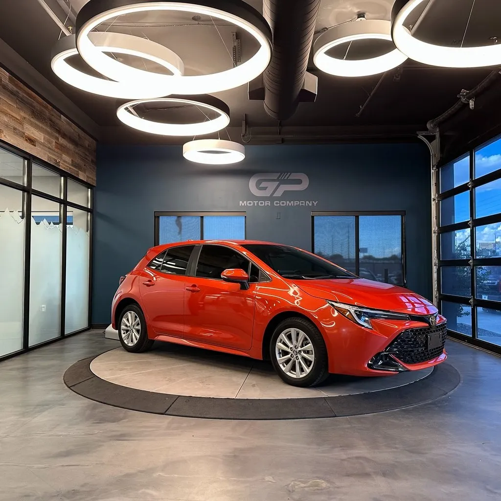 Orange 2023 Toyota Corolla Hatchback SE for sale in Kaysville, UT