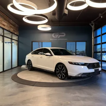 White 2023 Honda Accord Hybrid Touring for sale in Kaysville, UT