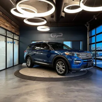 Blue 2021 Ford Explorer Limited for sale in Kaysville, UT