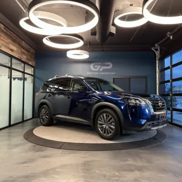Blue 2023 Nissan Pathfinder SL for sale in Kaysville, UT